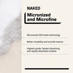 Orange Creatine Monohydrate Powder | Naked Creatine - 1.1LB