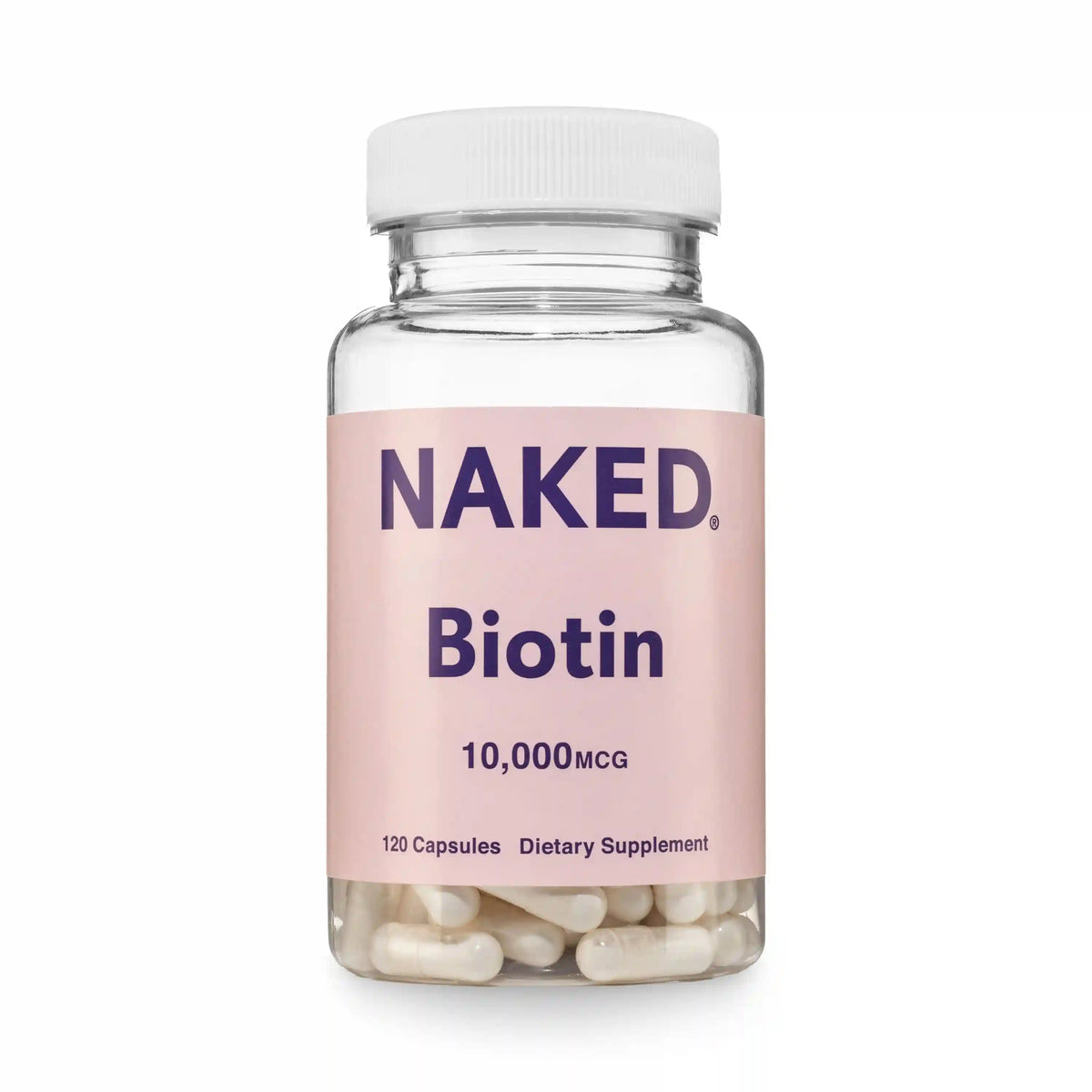 Daily Biotin Supplement | Naked Biotin - 120 Capsules